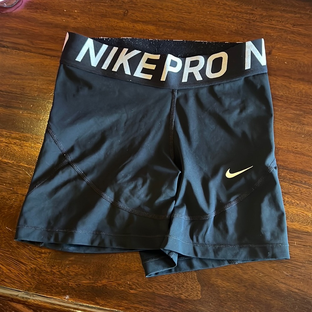 Black 5” Nike Pro Shorts